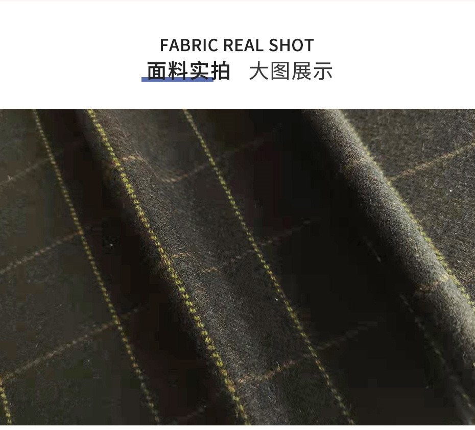 法兰格子呢面料11